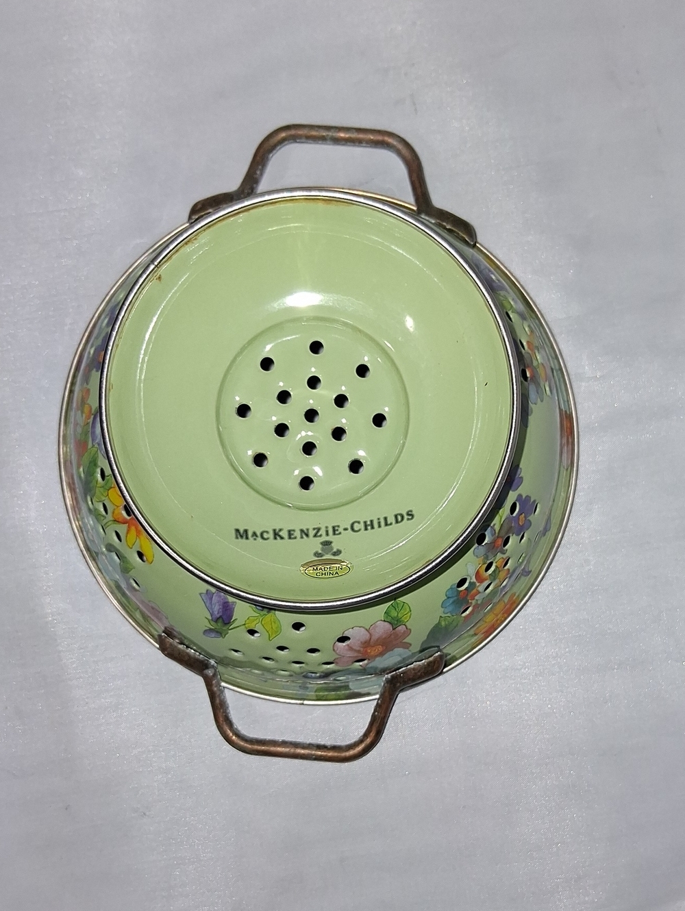 MacKenzie-Childs green Flower Market set - Picture 4 of 16